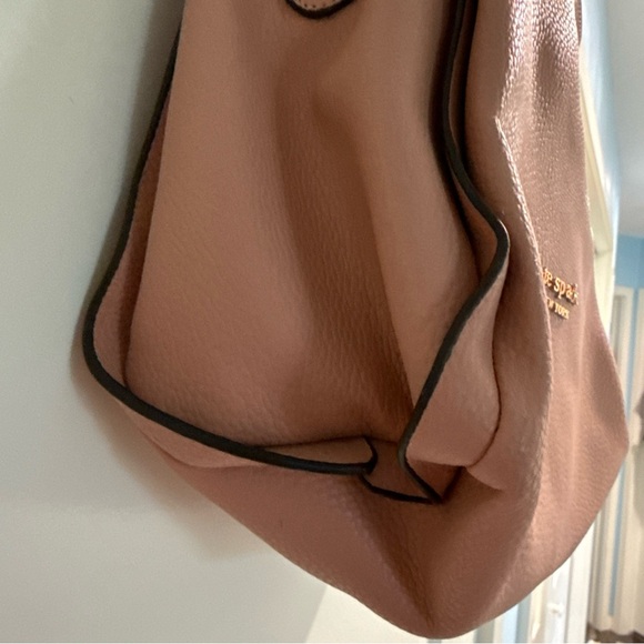 Kate Spade Knot Blush Pink Leather purse NEW medium Dust Bag and long Strap - Picture 4 of 14